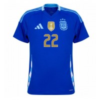 Camisa de time de futebol Argentina Lautaro Martinez #22 Replicas 2º Equipamento Copa America 2024 Manga Curta